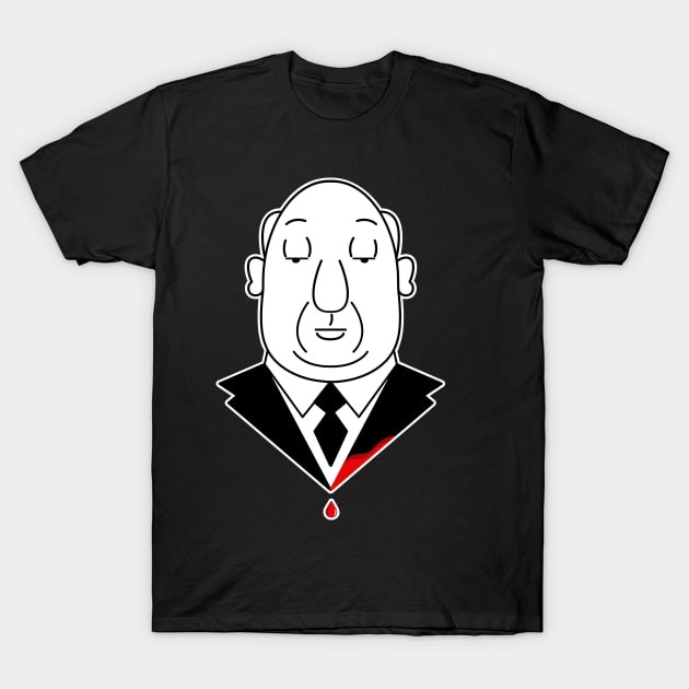 Alfred Hitchcock T-Shirt by aye_artdg